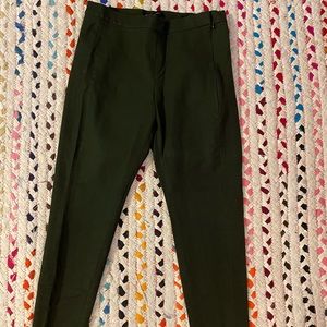 Banana Republic Dress Pants Leggings Skinny Slacks size 8 in green